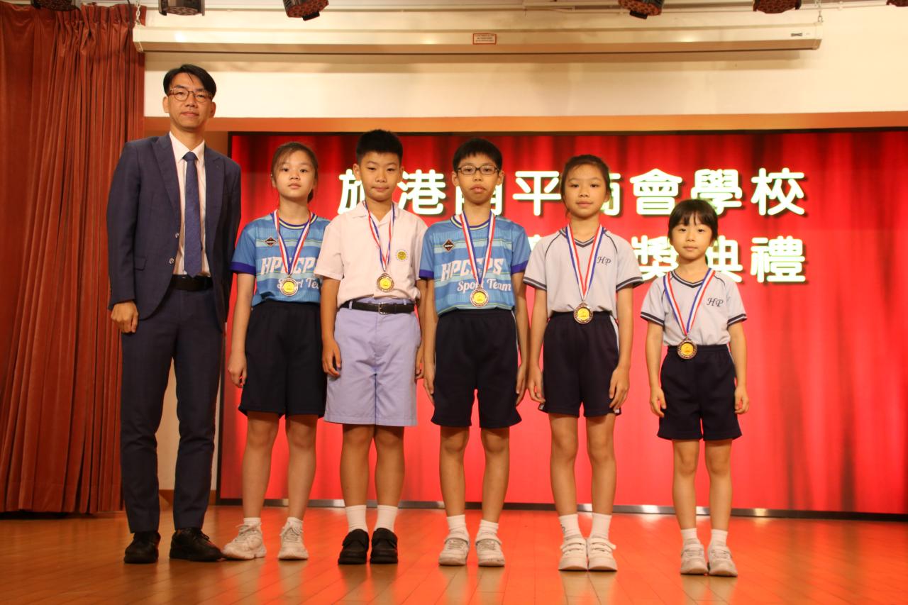 2C王思琳 3A李凱晴 5A梁晉維 5B黃峻熙 5D何昕玥